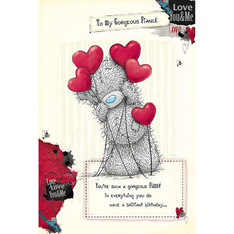Fiance Birthday Me to You Bear Card £2.49